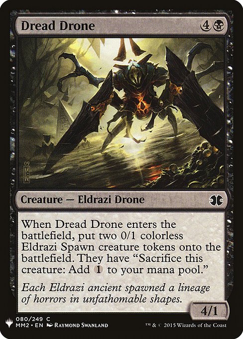 Magic the Gathering Card - Dread Drone - MTG Circle