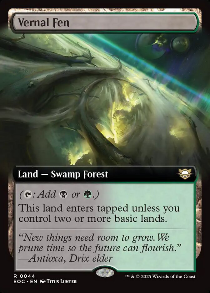 Magic the Gathering Card - Vernal Fen - MTG Circle