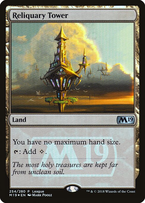 Magic the Gathering Card - Reliquary Tower - MTG Circle