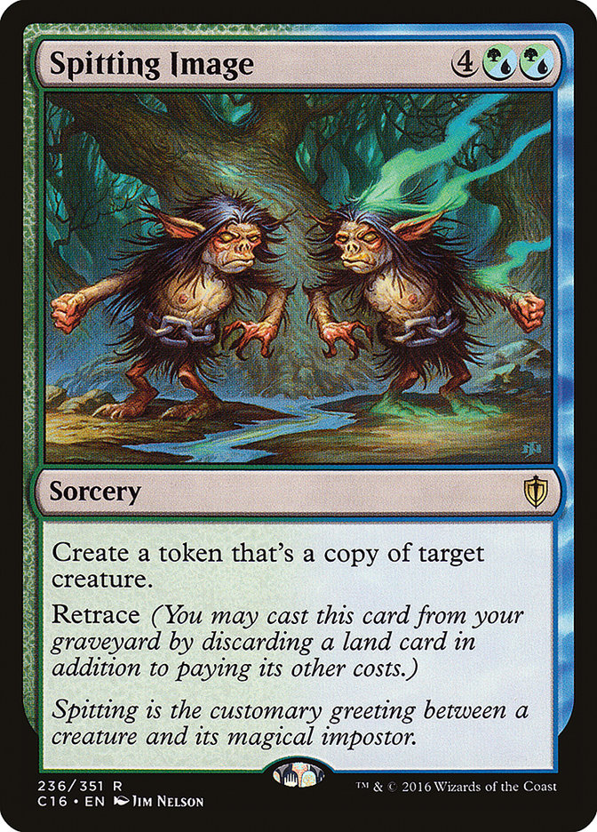 Magic the Gathering Card - Spitting Image - MTG Circle