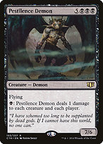 Magic the Gathering Card - Pestilence Demon - MTG Circle