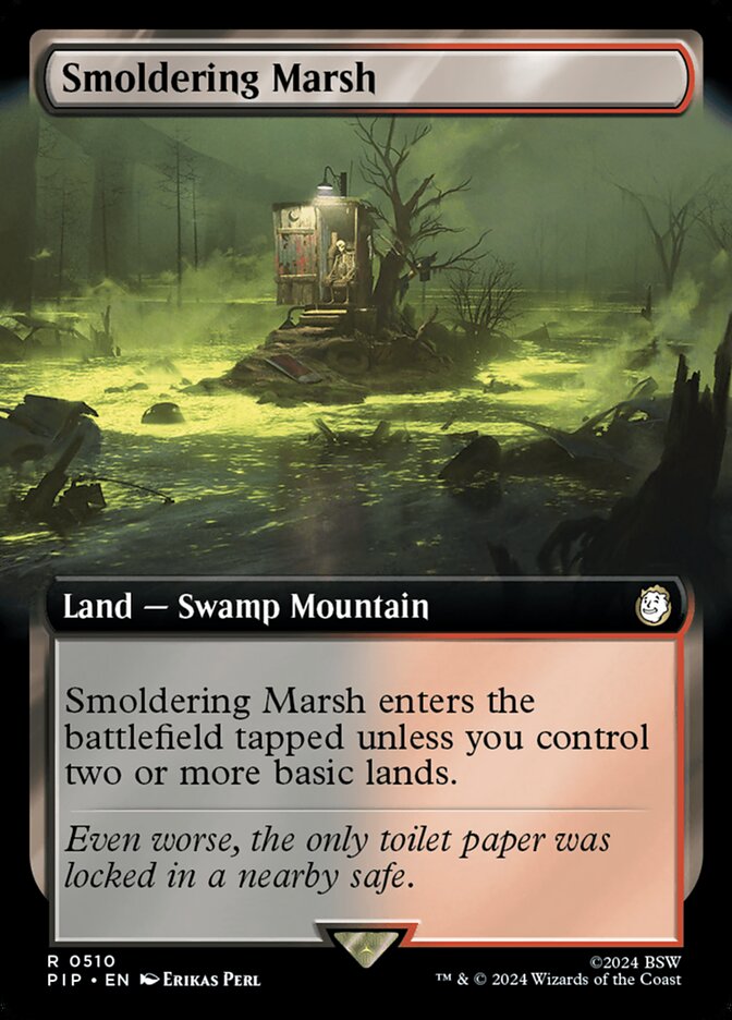 Magic the Gathering Card - Smoldering Marsh - MTG Circle