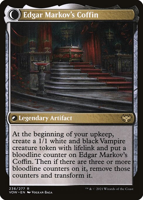 Magic the Gathering Card - Edgar Markov's Coffin - MTG Circle