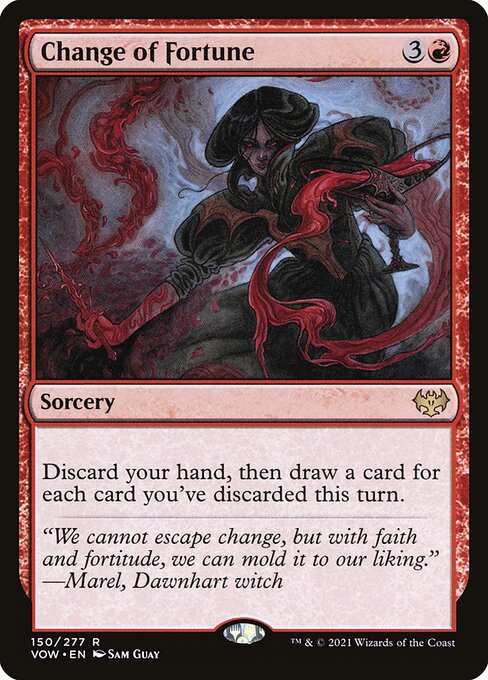 Magic the Gathering Card - Change of Fortune - MTG Circle