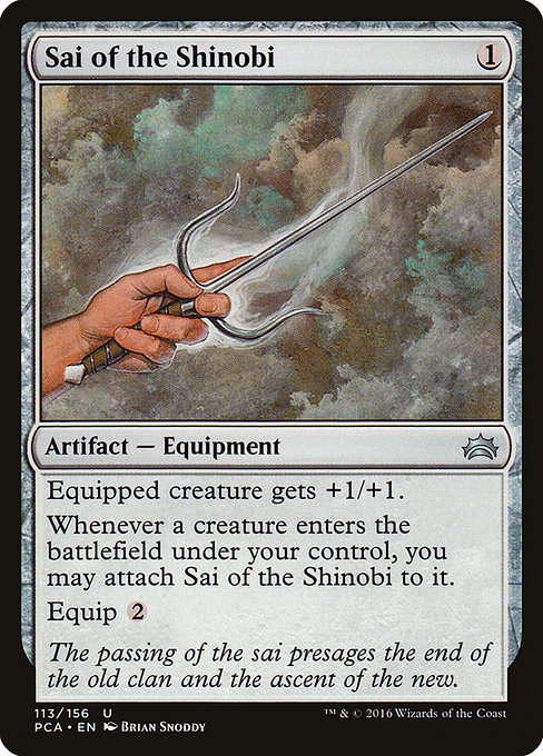 Magic the Gathering Card - Sai of the Shinobi - MTG Circle