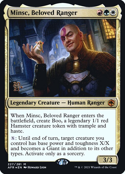 Magic the Gathering Card - Minsc, Beloved Ranger - MTG Circle