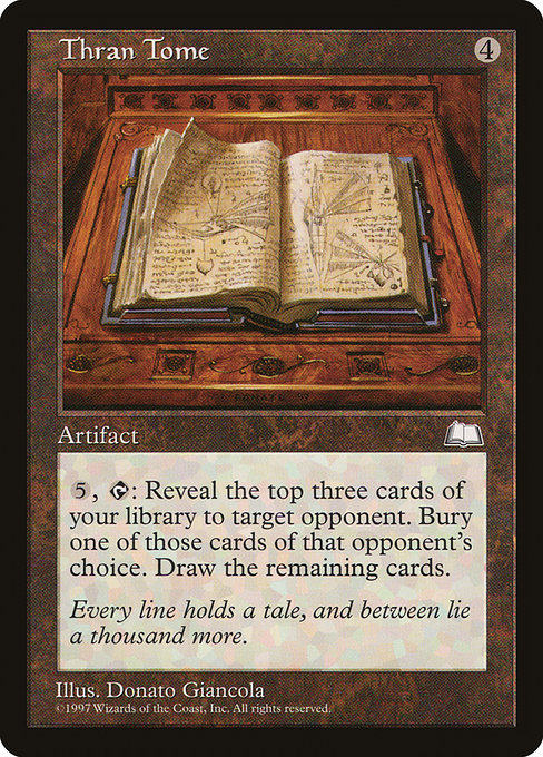 Magic the Gathering Card - Thran Tome - MTG Circle