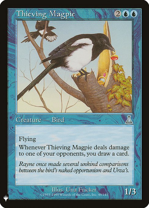 Magic the Gathering Card - Thieving Magpie - MTG Circle