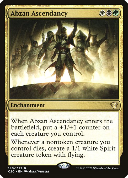Magic the Gathering Card - Abzan Ascendancy - MTG Circle