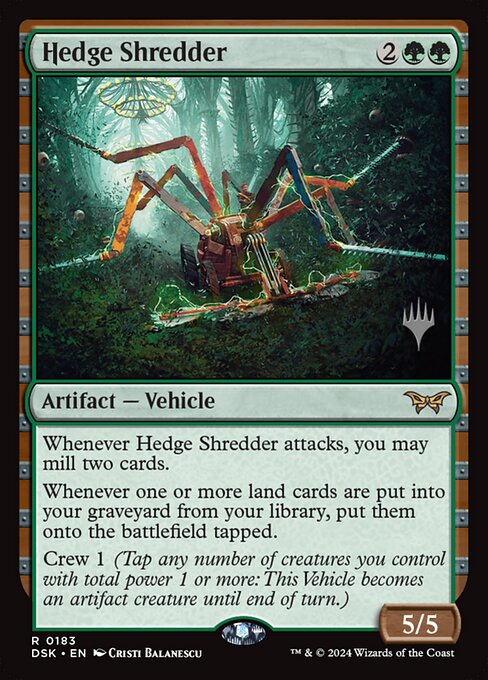 Magic the Gathering Card - Hedge Shredder - MTG Circle
