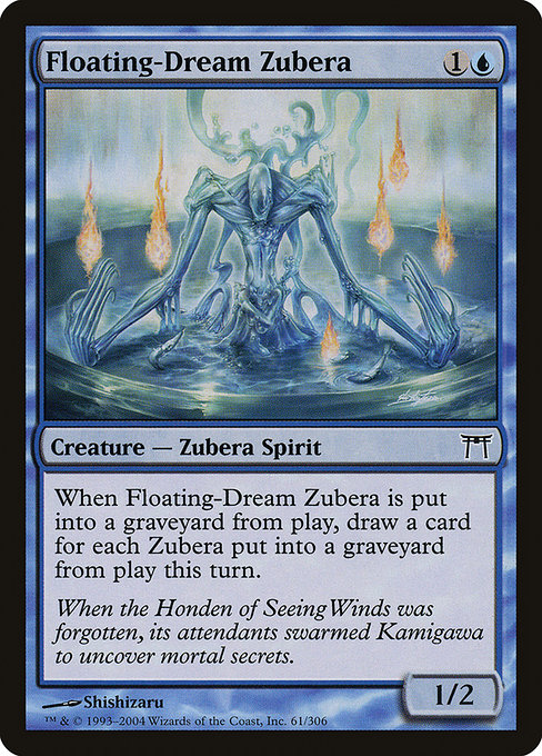 Magic the Gathering Card - Floating-Dream Zubera - MTG Circle