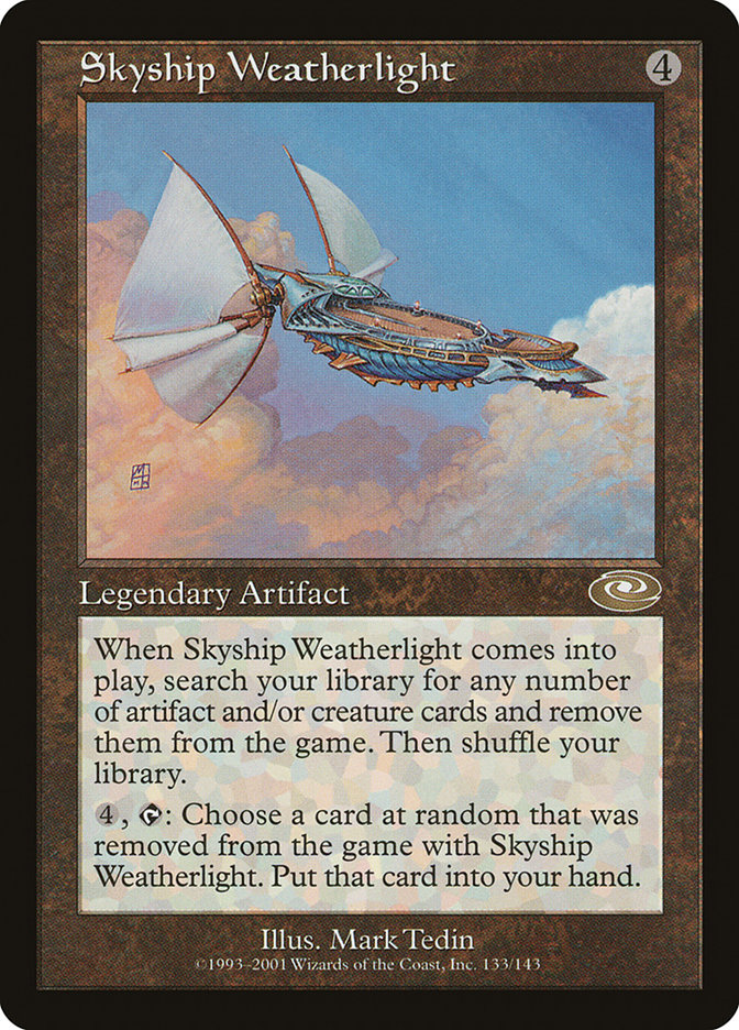Magic the Gathering Card - Skyship Weatherlight - MTG Circle