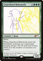 Magic the Gathering Card - Craterhoof Behemoth - MTG Circle