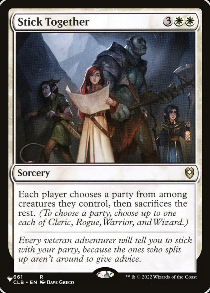Magic the Gathering Card - Stick Together - MTG Circle