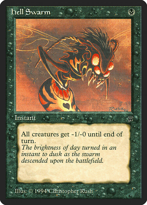 Magic the Gathering Card - Hell Swarm - MTG Circle