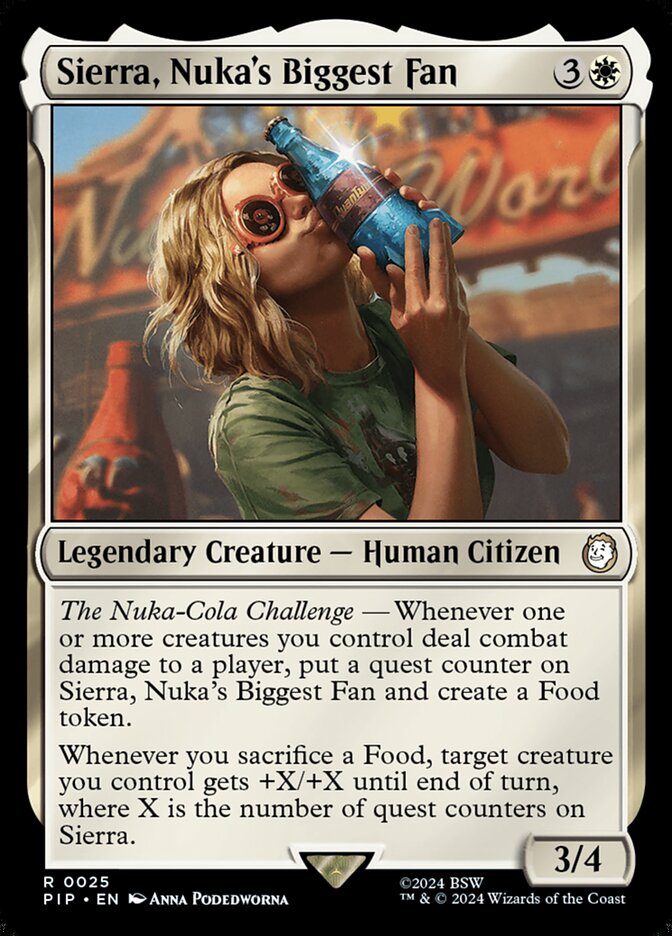 Magic the Gathering Card - Sierra, Nuka's Biggest Fan - MTG Circle
