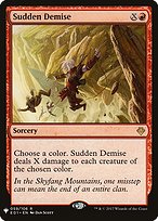Magic the Gathering Card - Sudden Demise - MTG Circle