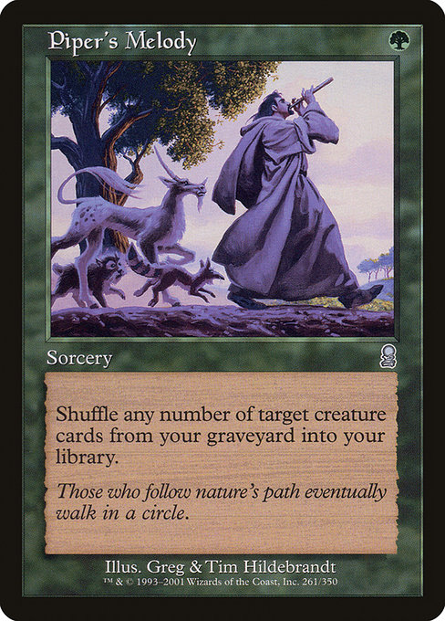 Magic the Gathering Card - Piper's Melody - MTG Circle