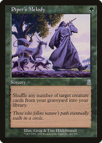 Magic the Gathering Card - Piper's Melody - MTG Circle