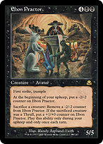 Magic the Gathering Card - Ebon Praetor - MTG Circle