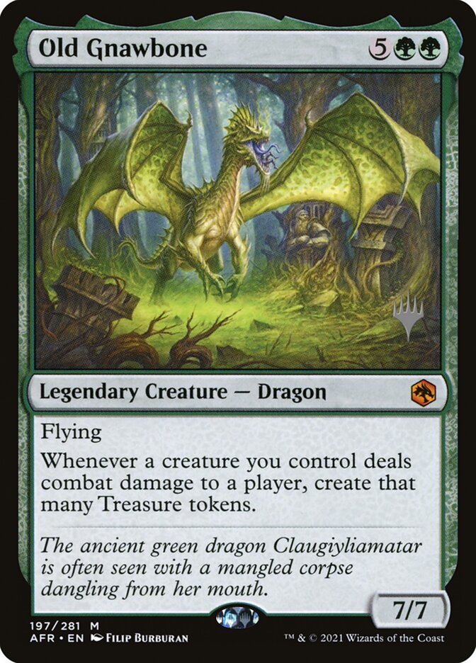 Magic the Gathering Card - Old Gnawbone - MTG Circle