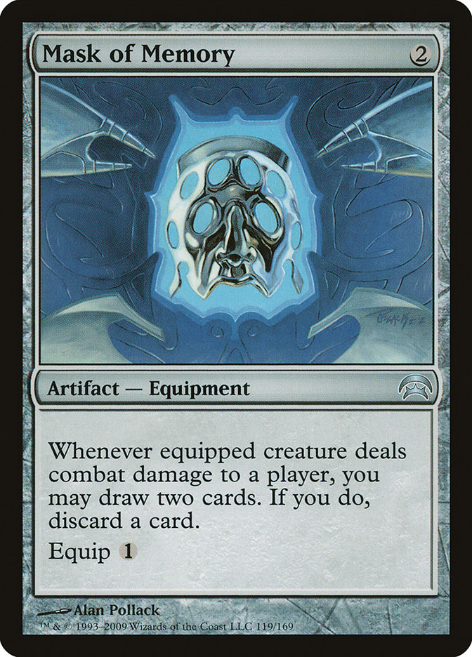 Magic the Gathering Card - Mask of Memory - MTG Circle