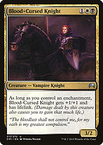 Magic the Gathering Card - Blood-Cursed Knight - MTG Circle