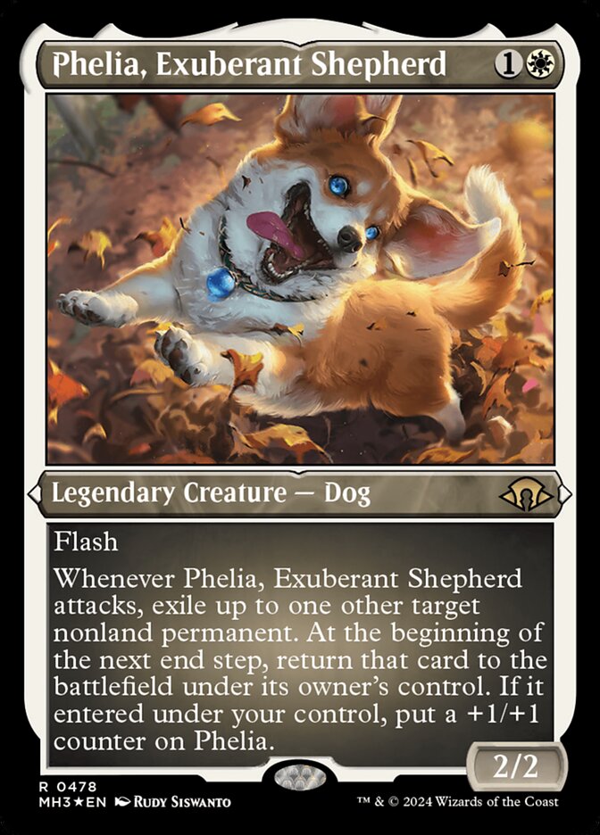 Magic the Gathering Card - Phelia, Exuberant Shepherd - MTG Circle