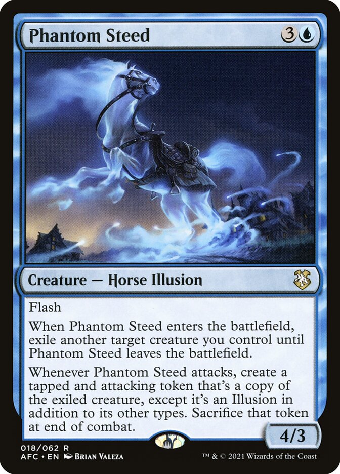 Magic the Gathering Card - Phantom Steed - MTG Circle