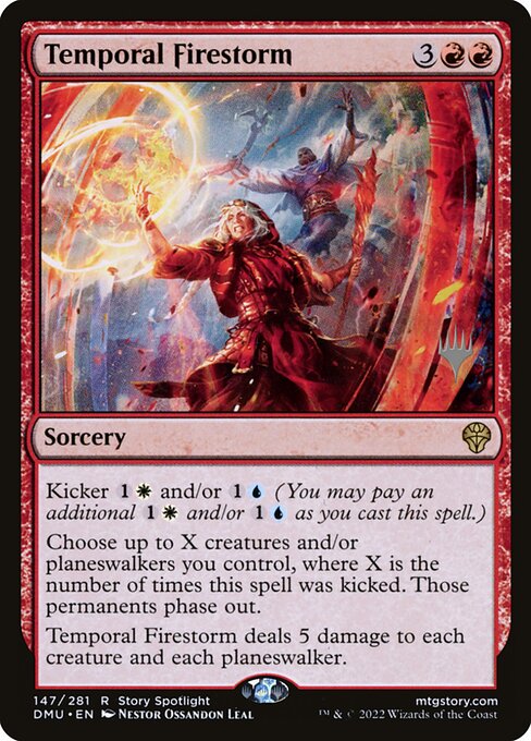 Magic the Gathering Card - Temporal Firestorm - MTG Circle