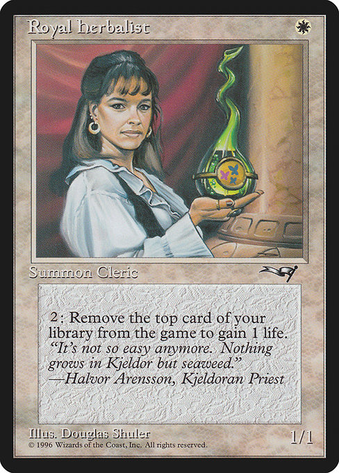 Magic the Gathering Card - Royal Herbalist - MTG Circle