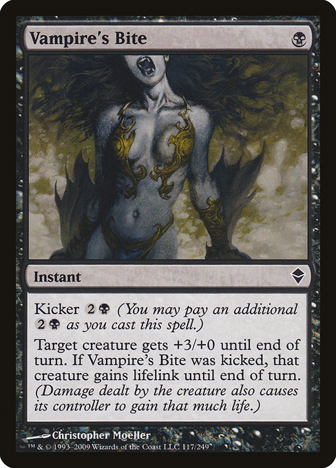 Magic the Gathering Card - Vampire's Bite - MTG Circle