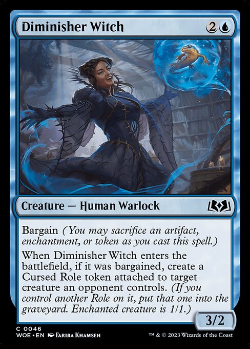 Magic the Gathering Card - Diminisher Witch - MTG Circle