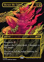 Magic the Gathering Card - Skewer the Critics - MTG Circle