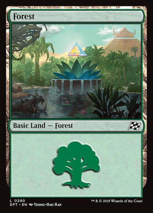 Magic the Gathering Card - Forest - MTG Circle