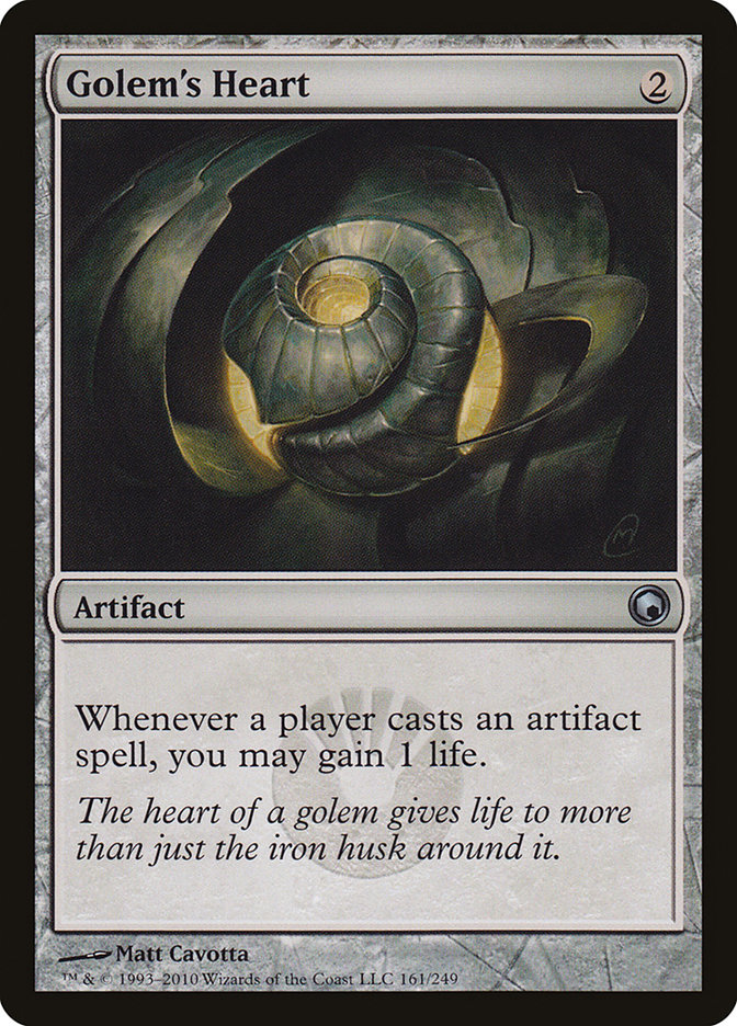 Magic the Gathering Card - Golem's Heart - MTG Circle