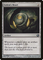 Magic the Gathering Card - Golem's Heart - MTG Circle