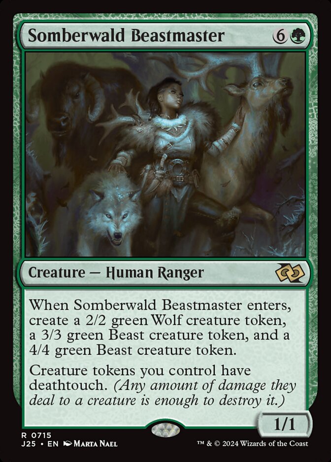 Magic the Gathering Card - Somberwald Beastmaster - MTG Circle