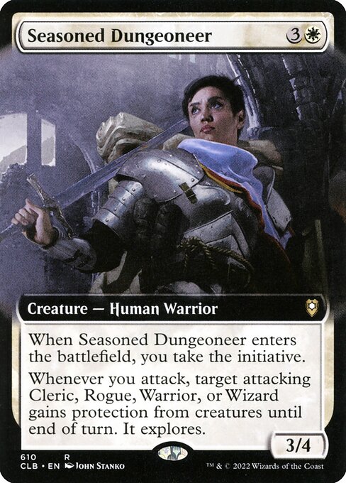 Magic the Gathering Card - Seasoned Dungeoneer - MTG Circle