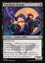 Magic the Gathering Card - Nightblade Brigade - MTG Circle