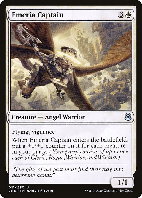 Magic the Gathering Card - Emeria Captain - MTG Circle