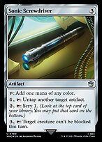 Magic the Gathering Card - Sonic Screwdriver - MTG Circle
