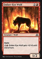 Magic the Gathering Card - Ember-Eye Wolf - MTG Circle