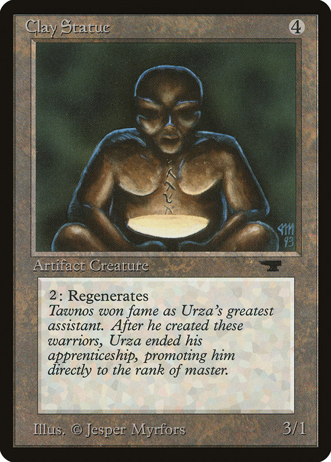 Magic the Gathering Card - Clay Statue - MTG Circle