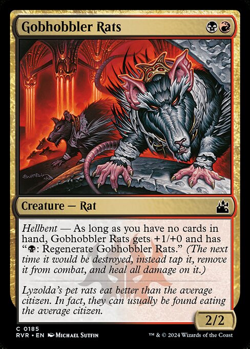 Magic the Gathering Card - Gobhobbler Rats - MTG Circle