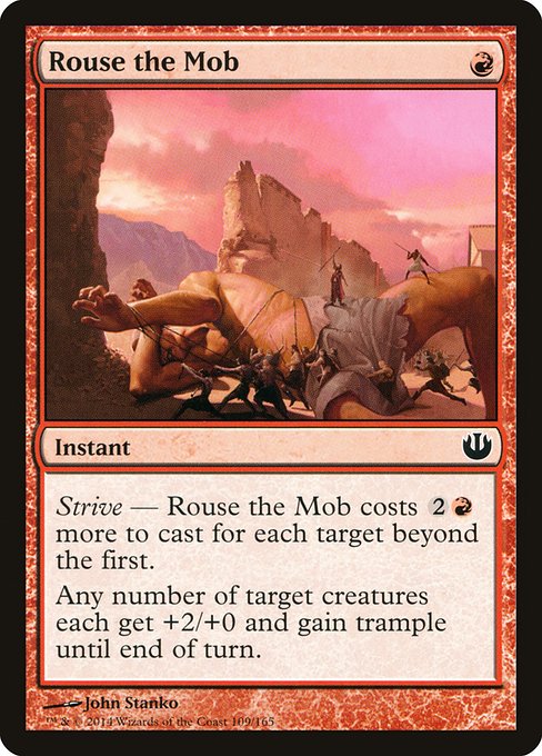 Magic the Gathering Card - Rouse the Mob - MTG Circle