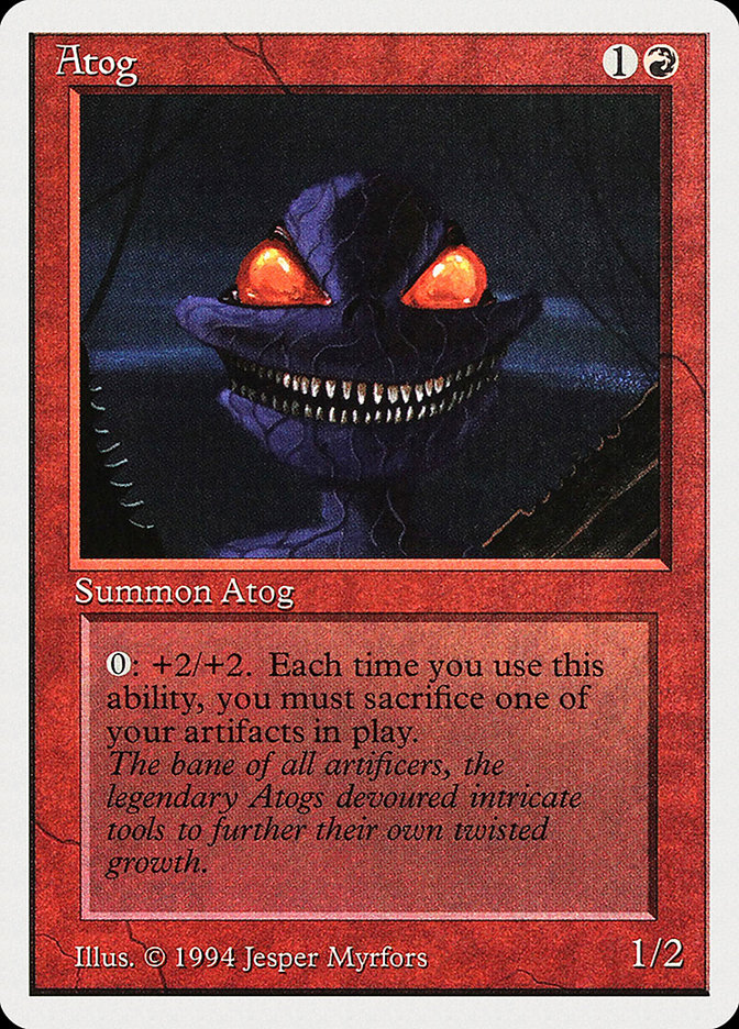 Magic the Gathering Card - Atog - MTG Circle