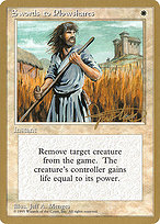 Magic the Gathering Card - Swords to Plowshares - MTG Circle