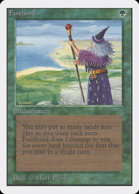 Magic the Gathering Card - Fastbond - MTG Circle