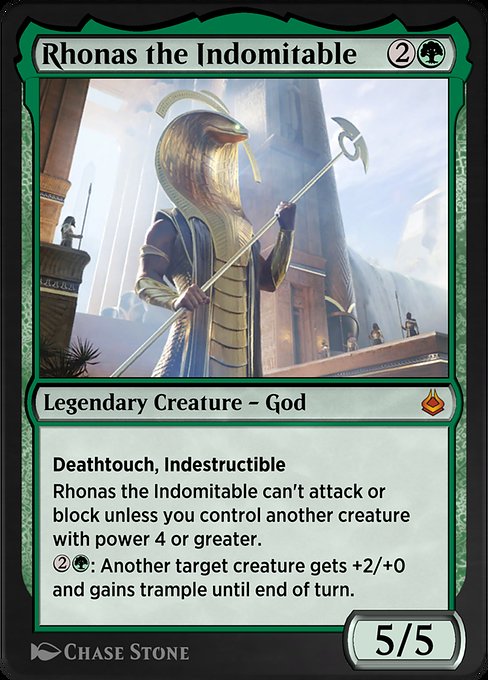 Magic the Gathering Card - Rhonas the Indomitable - MTG Circle